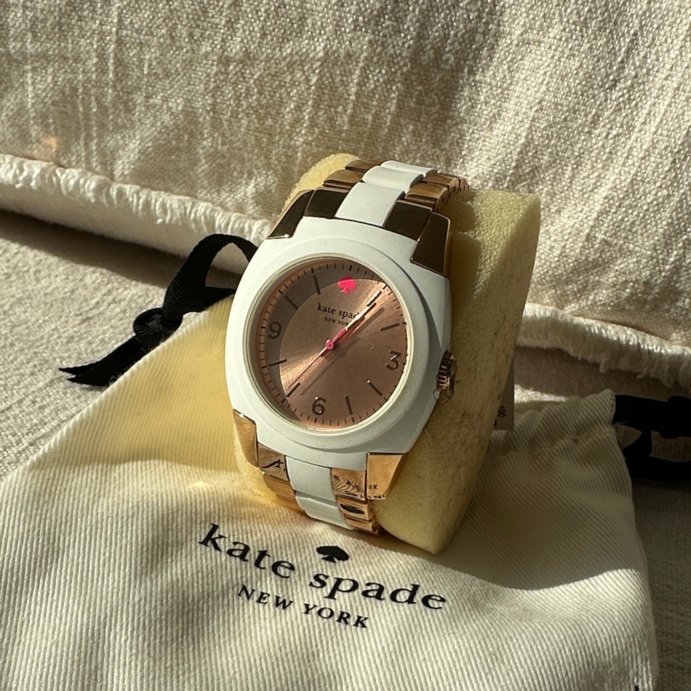 Kate Spade Gold and Cream Watch